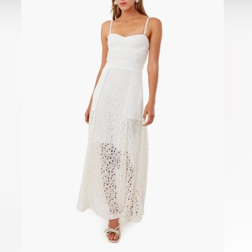 Jonathan Simkhai Ivory Lace Maxi Dress